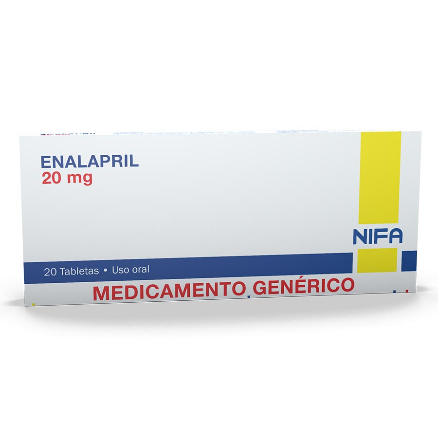 Imagen de Enalapril 20mg Garcos Nifa Genericos Tableta