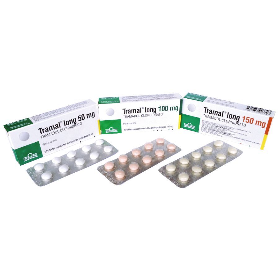 Imagen de  TRAMAL 100 mg GRUNENTHAL x 10 Tableta Recubierta