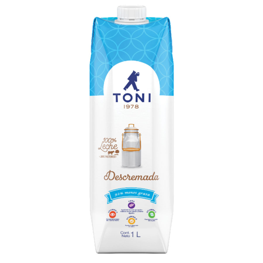 Imagen de  Leche TONI Descremada Tetrapack 23915 1 litro