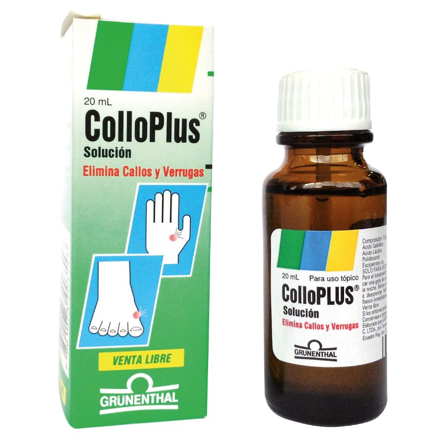 Imagen de Colloplus 18,095 g x 4,523 g solución tópica 20 ml