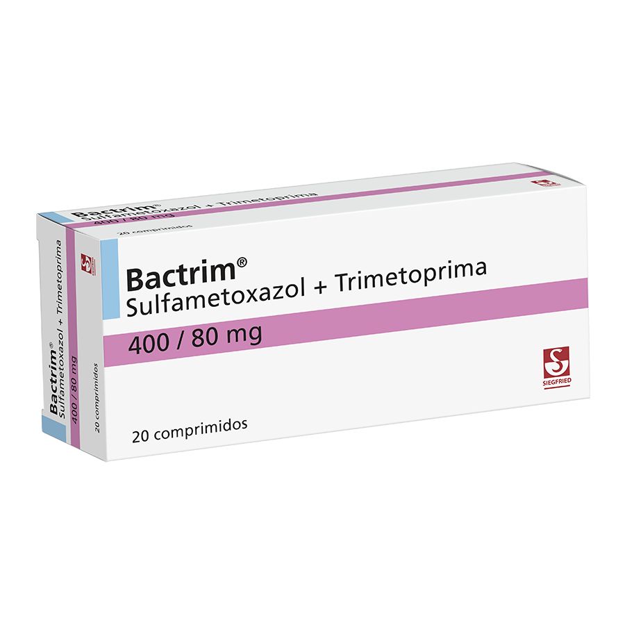 Imagen de  BACTRIM 400 mg x 80 mg SIEGFRIED x 20 Comprimidos