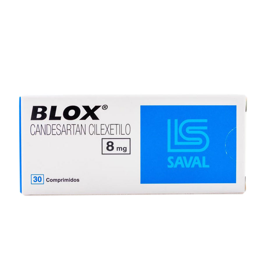 Imagen de  BLOX 8 mg ECUAQUIMICA x 30 Comprimidos