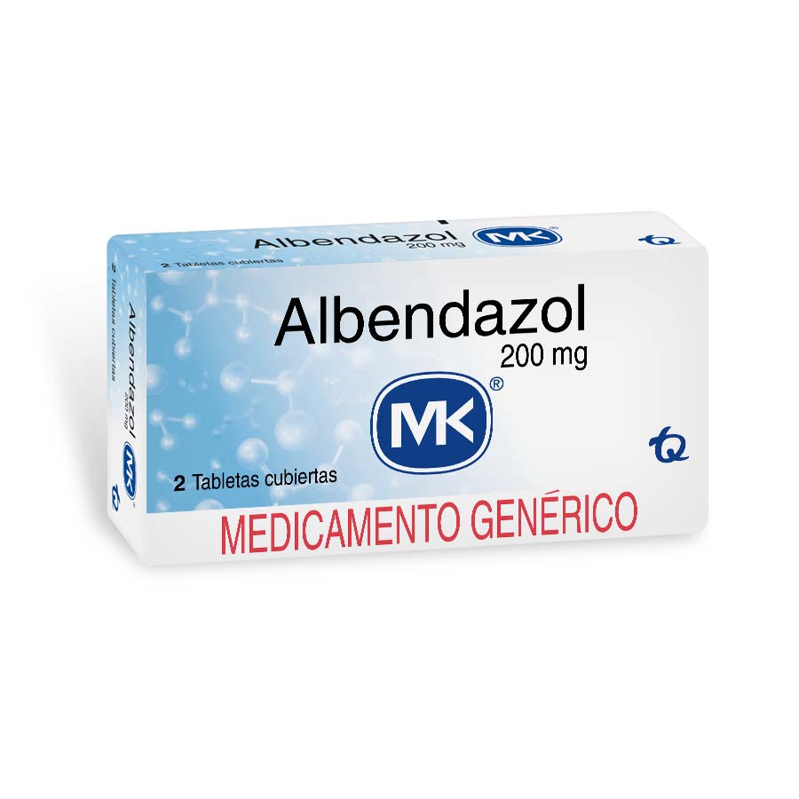 Imagen de Albendazol 200mg Tecnoquimicas Genericos Tableta