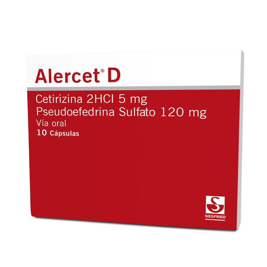 Imagen para Alercet 5/120mg leterago - siegfried - siegfried cápsulas d                                                                     de Pharmacys