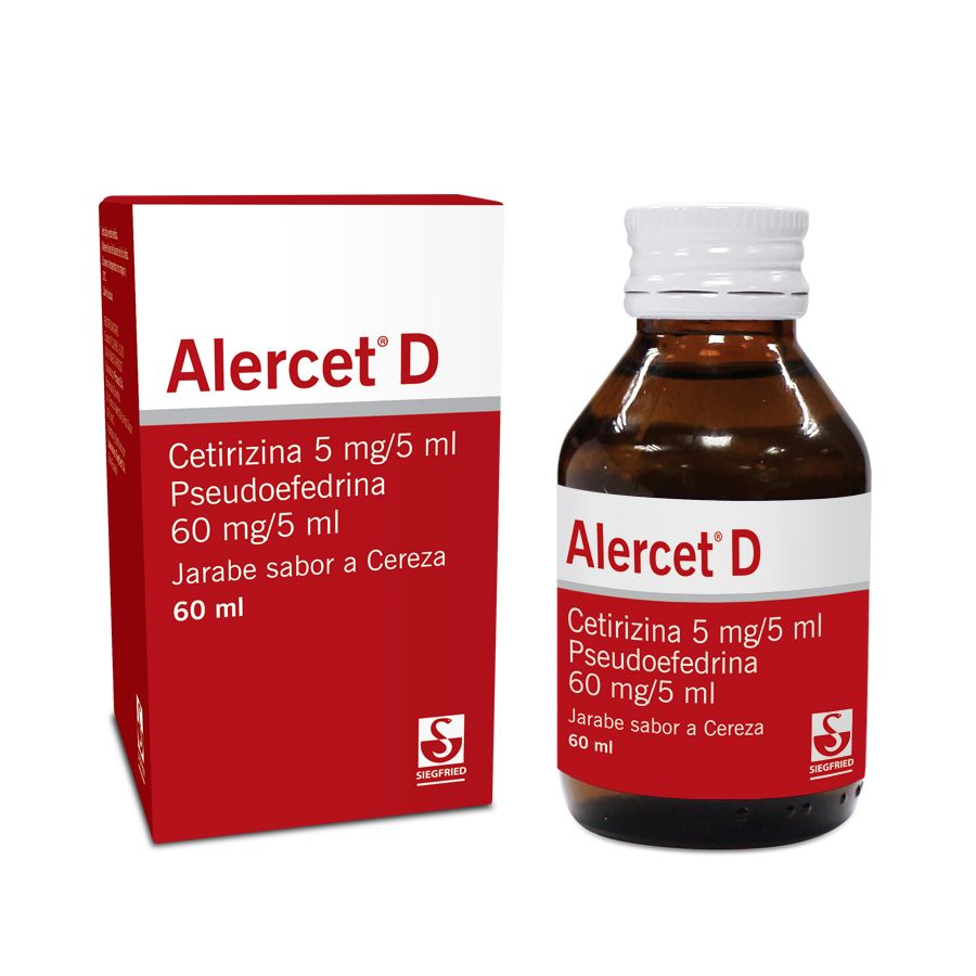 Imagen de  ALERCET 5 mg x 10 mg D Jarabe