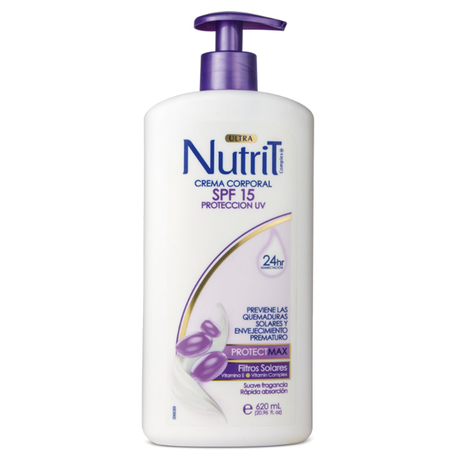 Imagen de Crema corporal ultra nutrit complex complex protección uv fps 15 620 ml