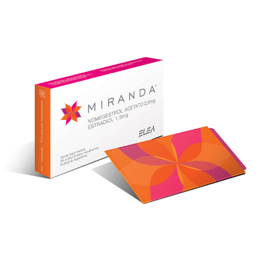Imagen de  MIRANDA 2.50 mg x 1.50 mg BERKANA Comprimido Recubierto