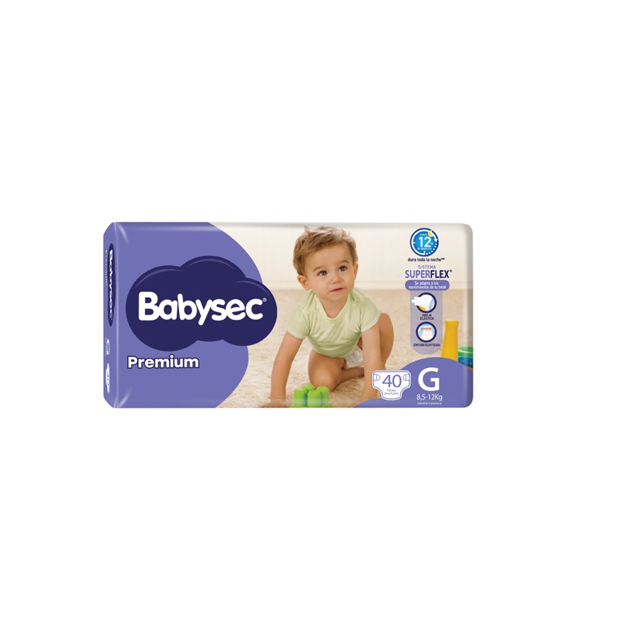 Imagen de  BABYSEC PAÑAL BABYSEC PREMIUM SUPERF T-Gx40 26223