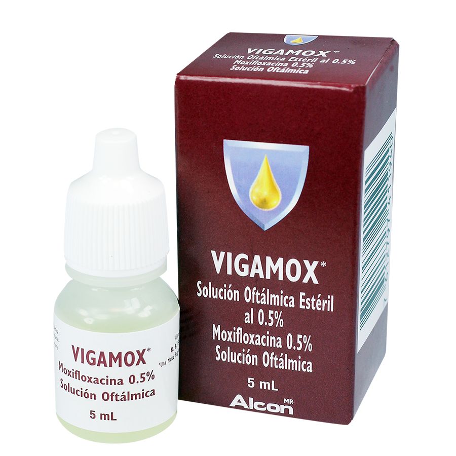 Imagen de Vigamox 0.5% dyvenpro especialidades ophta solución oftálmica