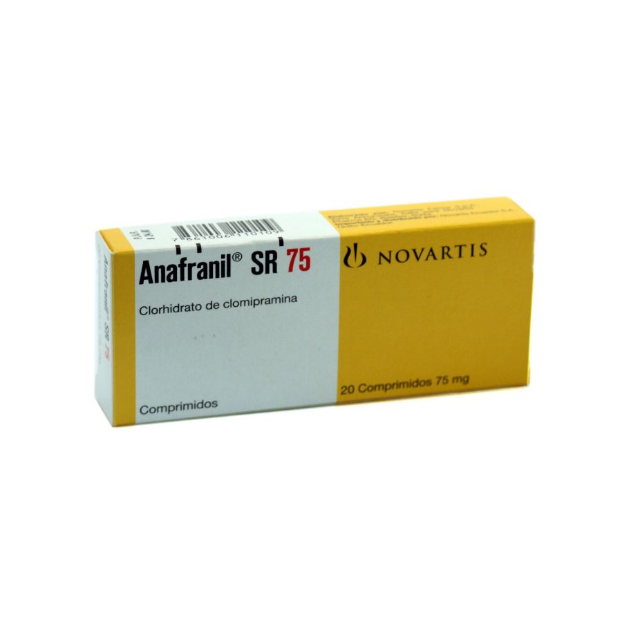 Imagen para  ANAFRANIL 75 mg DYVENPRO x 20 SR Comprimidos                                                                                    de Pharmacys