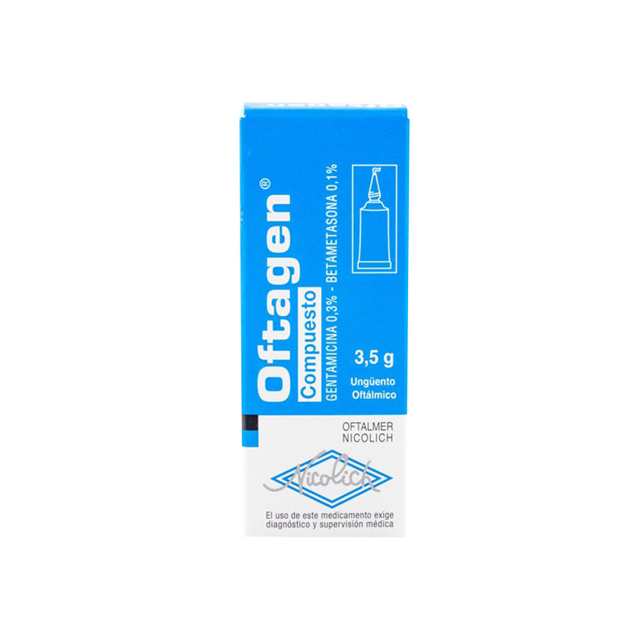 Imagen de Oftagen 0.3/0.1% ecuaquimica - saval ungüento oftálmico