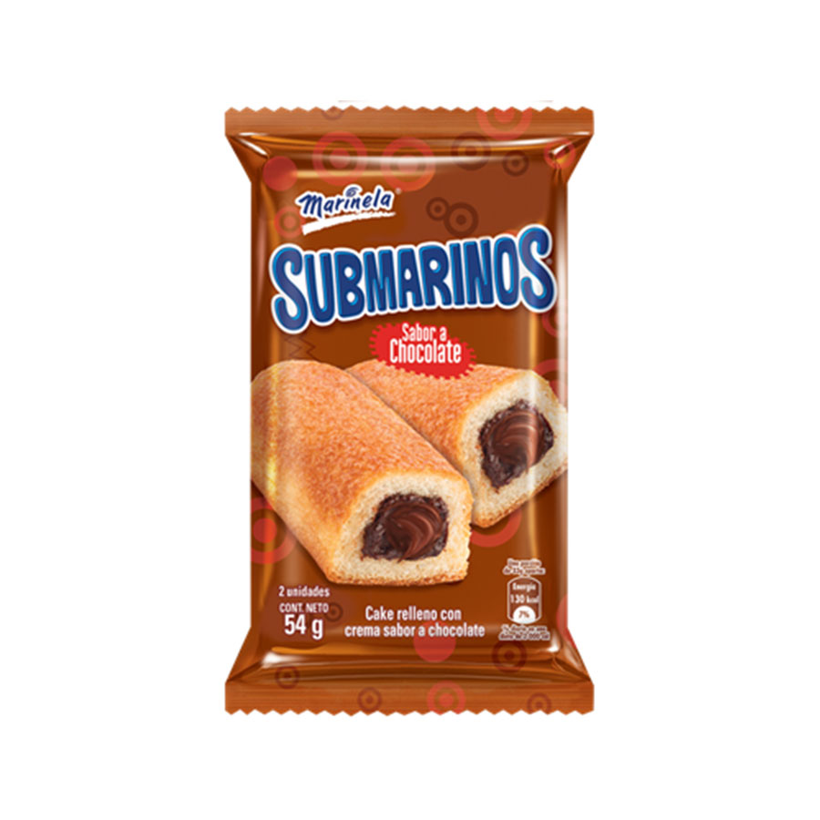 Imagen de Cake marinela submarino relleno chocolate 54 g