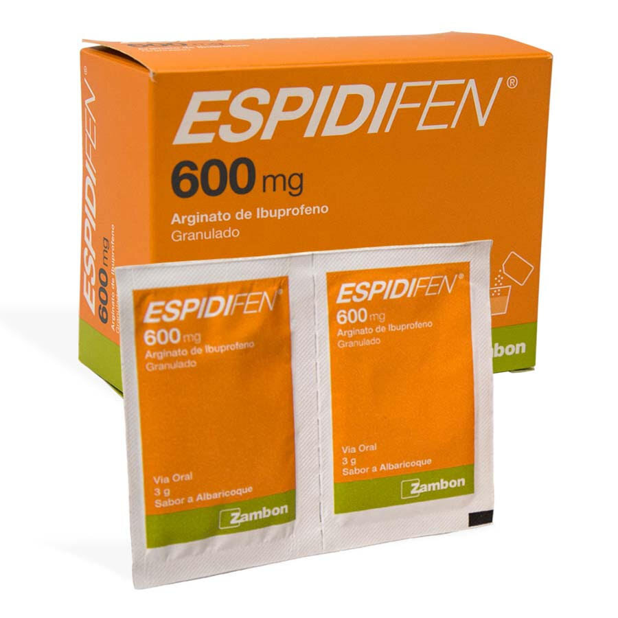 Imagen para  ESPIDIFEN 600 mg ZAMBON x 30 Sobres                                                                                             de Pharmacys