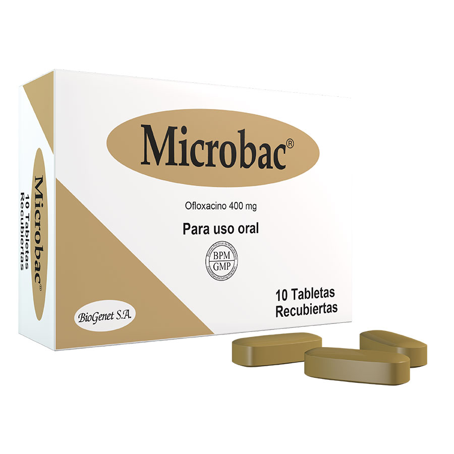 Imagen de Microbac 400mg biogenet tableta recubierta
