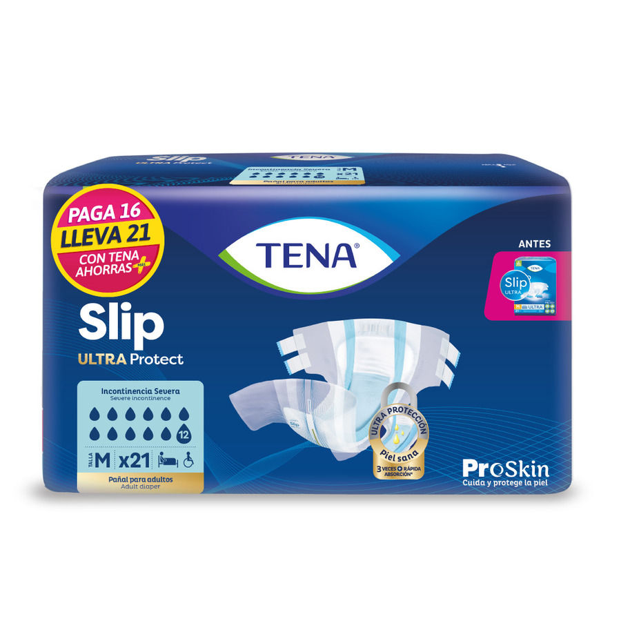 Imagen de  Pañal de Incontinencia TENA Slip Ultra Medium 28131 21 unidades