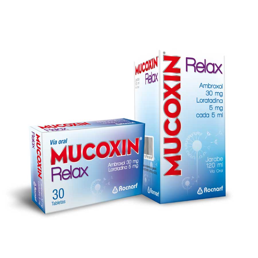 Imagen para  MUCOXIN ROCNARF x 30 Relax Tableta                                                                                              de Pharmacys
