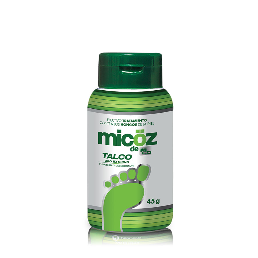 Imagen de Talco para pies micoz fungicida en polvo 45 g