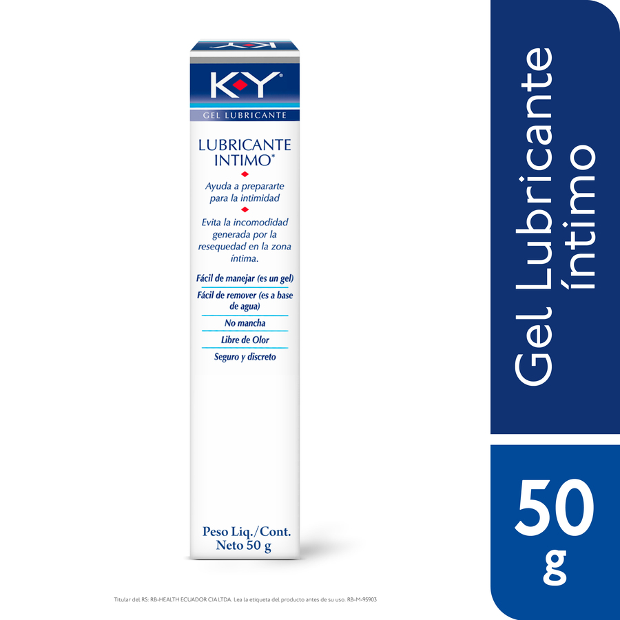 Imagen de Gel lubricante k-y para resequedad vaginal 50 gr