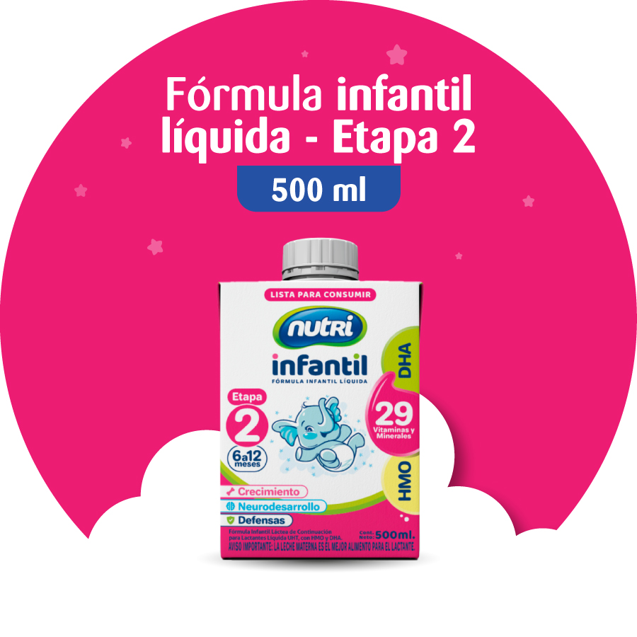 Imagen de Fórmula infantil nutri infantil etapa 2 líquido 500 ml