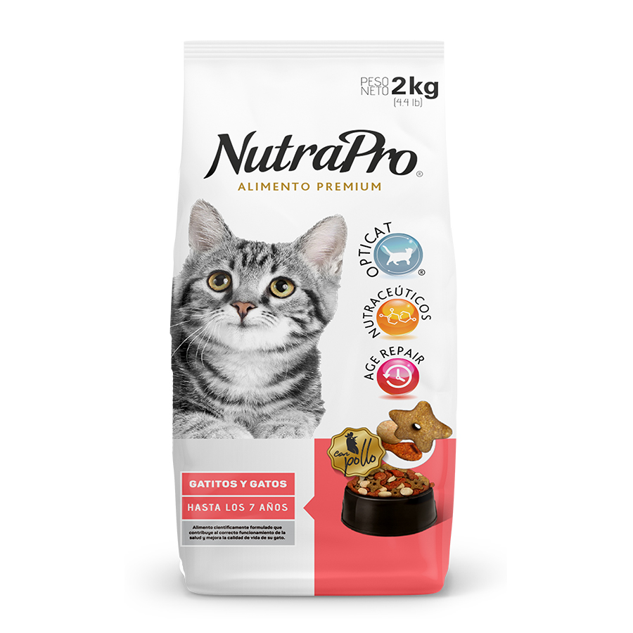 Imagen de  Alimento para Gatos NUTRAPRO Pollo 30490 2 kg