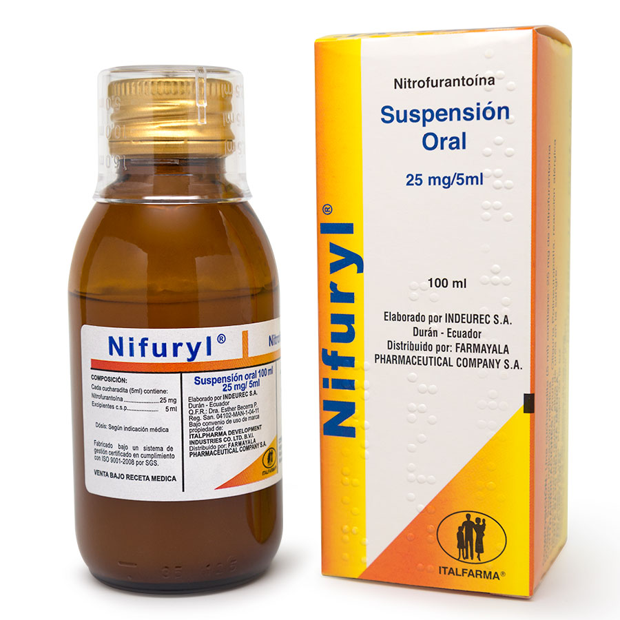 Imagen de  NIFURYL 25 mg ITALFARMA Suspensión 