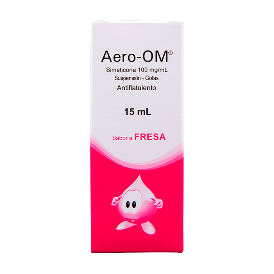 Imagen de  AERO-OM Fresa 100 mg en Gotas 15 ml