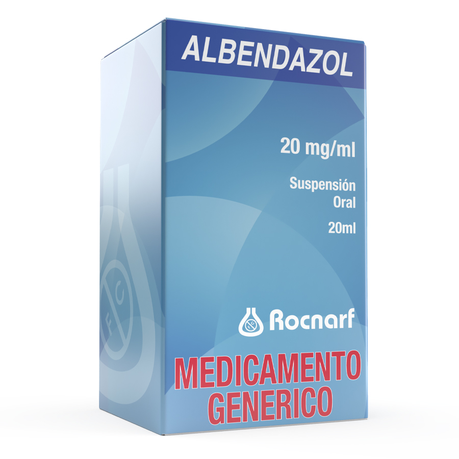 Imagen de Albendazol 400mg rocnarf suspensión