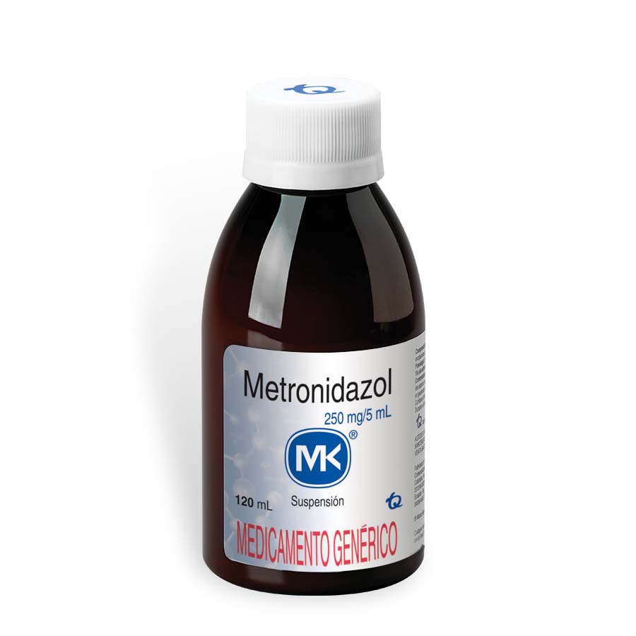 Imagen de  METRONIDAZOL 250 mg TECNOQUIMICAS Suspensión