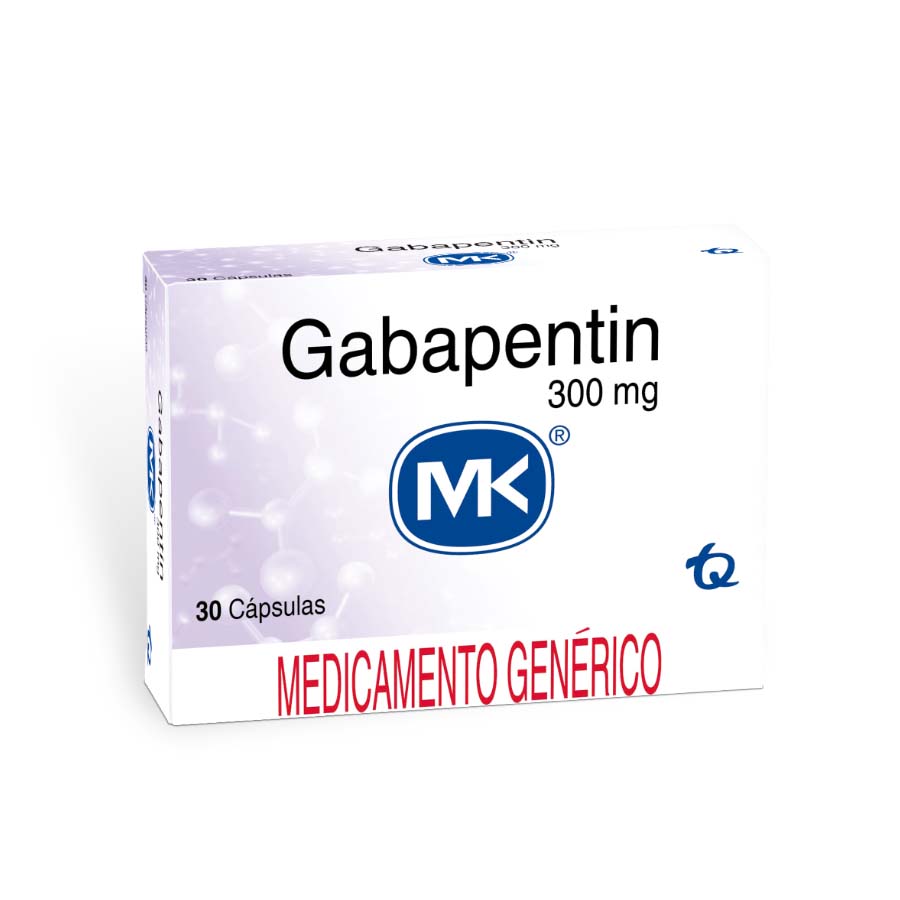 Imagen de  GABAPENTIN 300 mg TECNOQUIMICAS x 30 Cápsulas