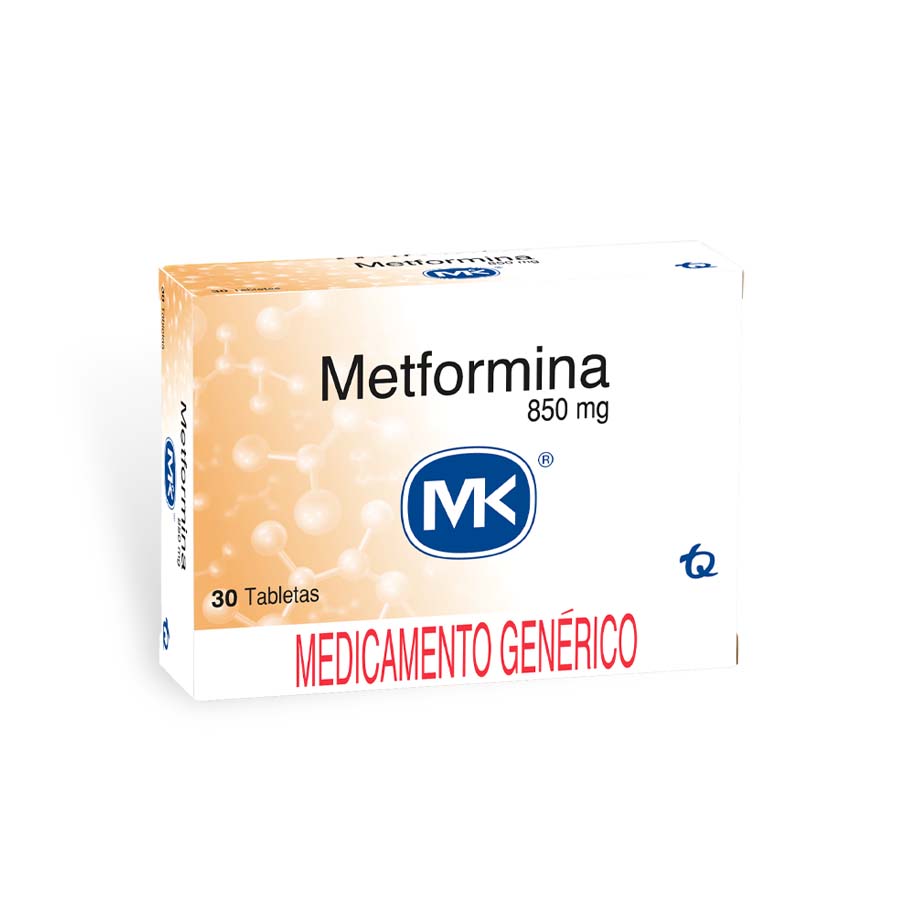 Imagen de  METFORMINA 850 mg TECNOQUIMICAS x 30 Tableta