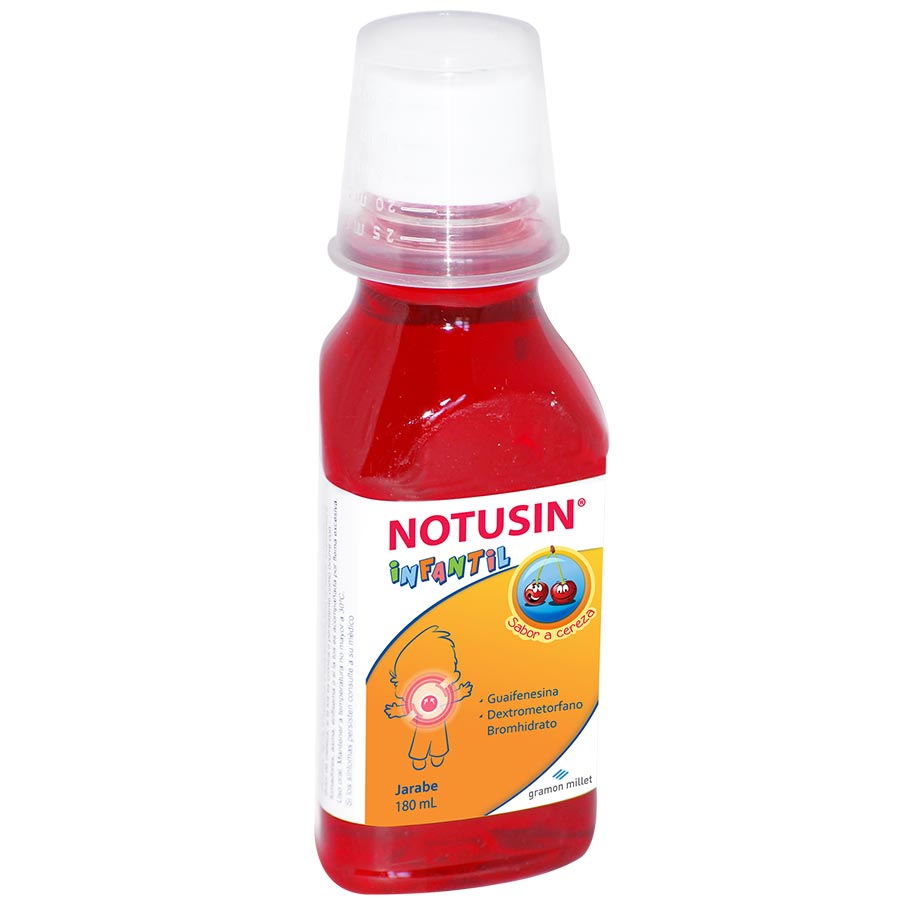 Imagen de Notusin infante 10 x 100 mg jarabe 180 ml
