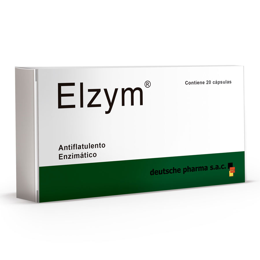 Imagen de  ELZYM 100 mg SANKYO x 20 Cápsulas