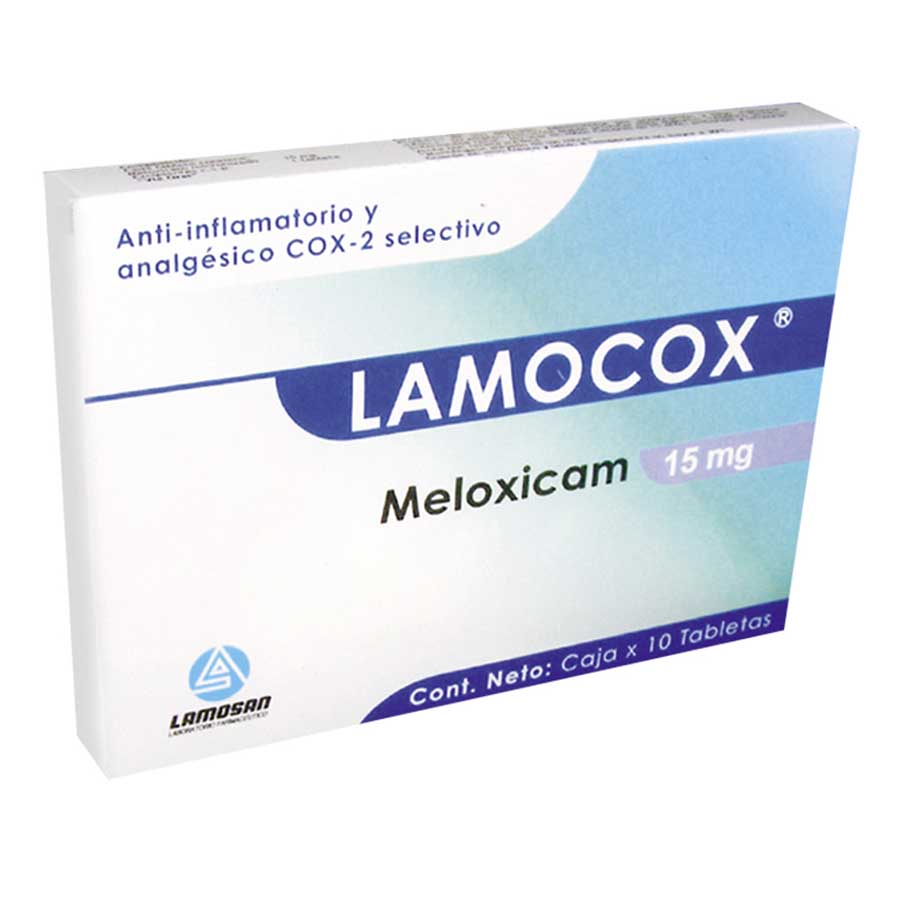 Imagen para  LAMOCOX 15 mg LAMOSAN x 10 Tableta                                                                                              de Pharmacys