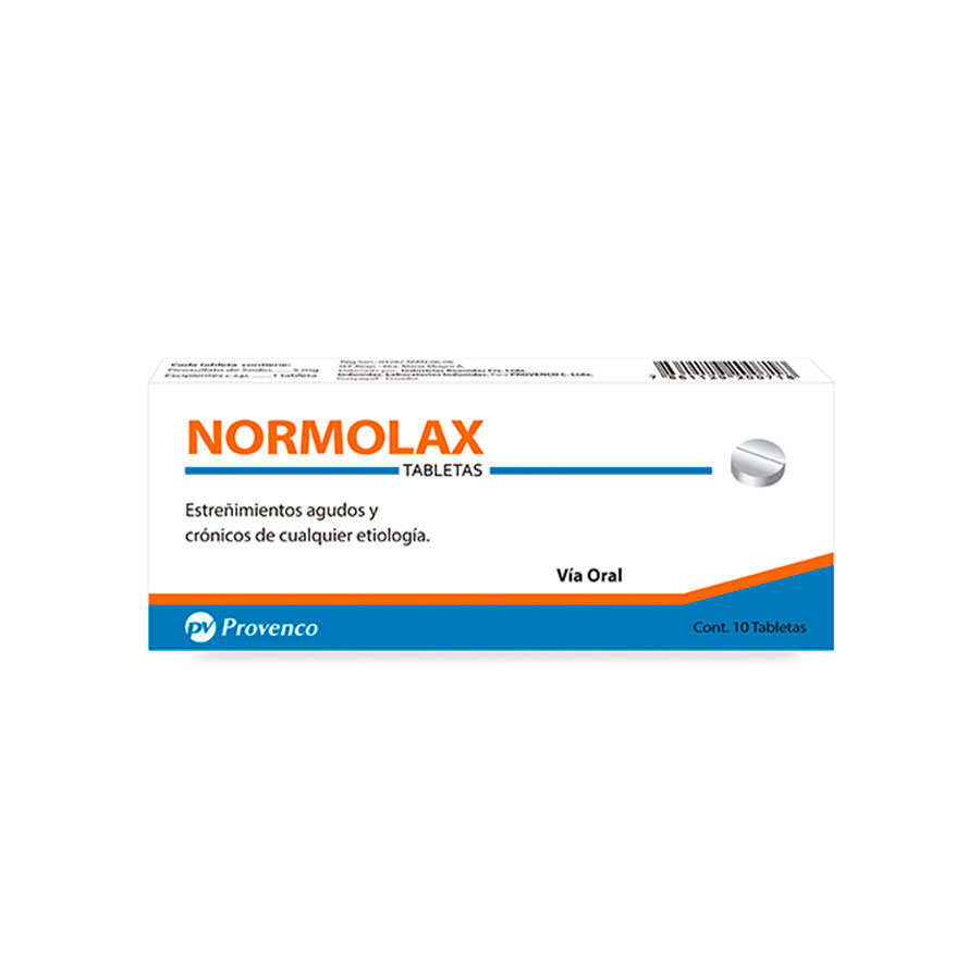 Imagen de Laxante normolax 5 mg tableta x 10