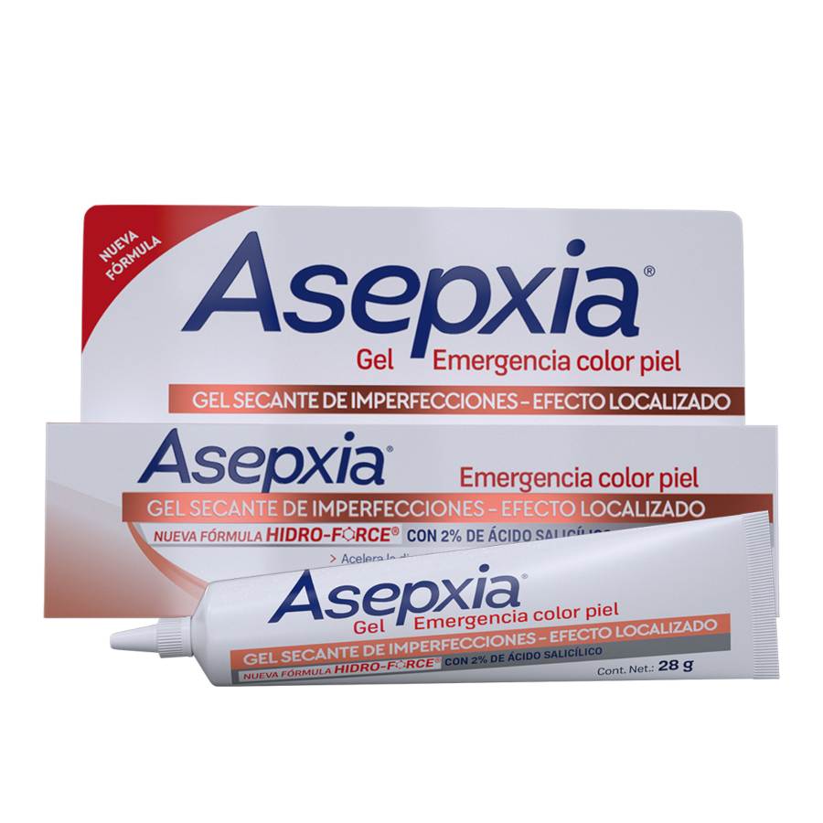 Imagen de Asepxia emergencia gel color piel 28 g