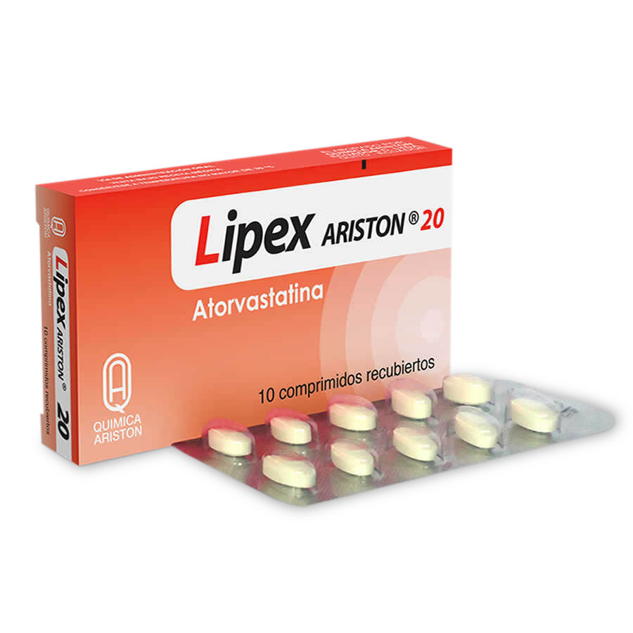 Imagen para  LIPEX 20 mg DYVENPRO x 10 Comprimido Recubierto                                                                                 de Pharmacys