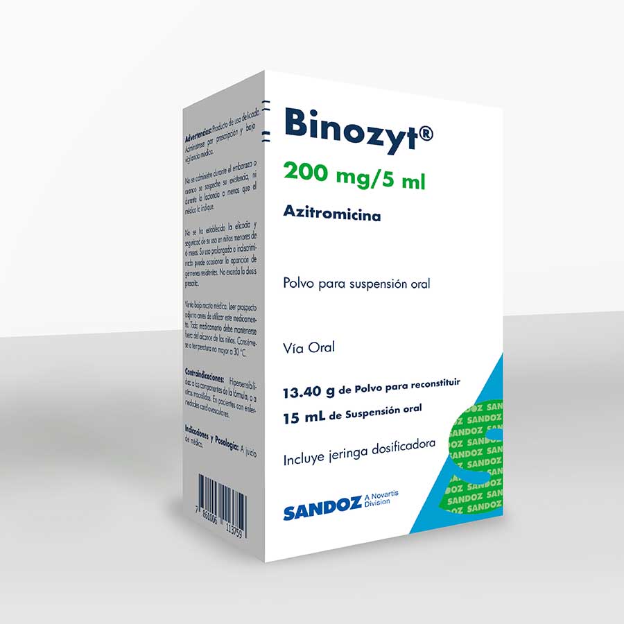 Imagen de  BINOZYT 200 mg  / 5 ml NOVARTIS en Polvo