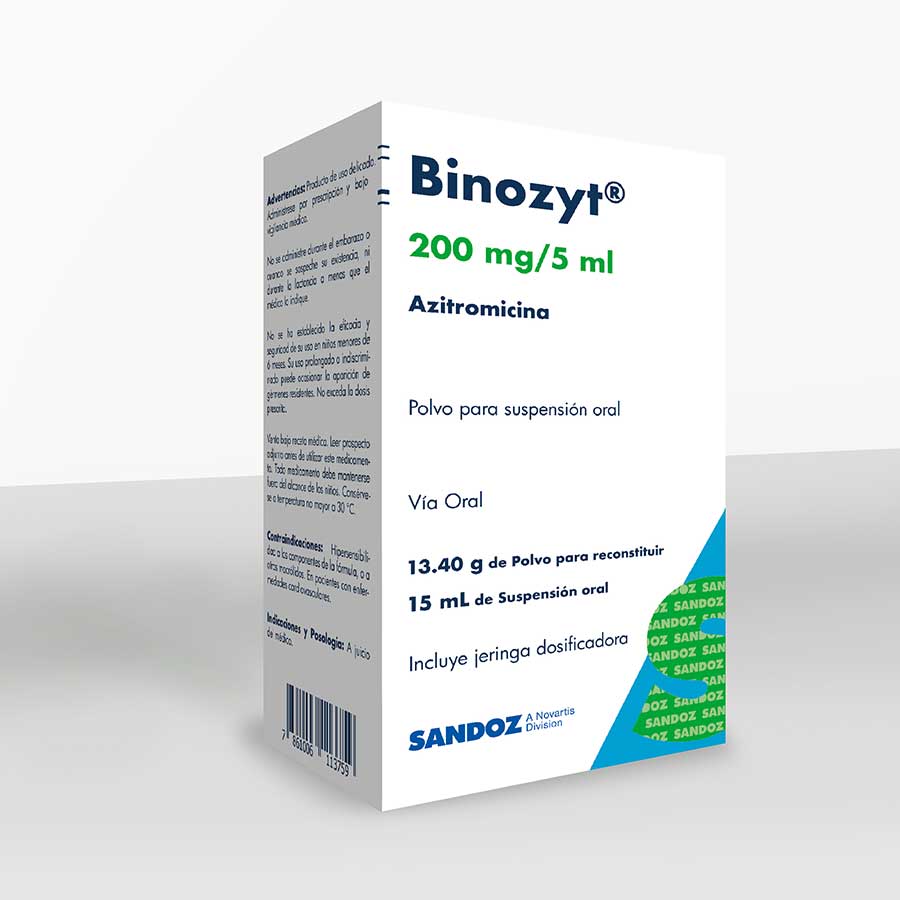 Imagen de Binozyt polv-sus-orax200mg/5mlx15ml
