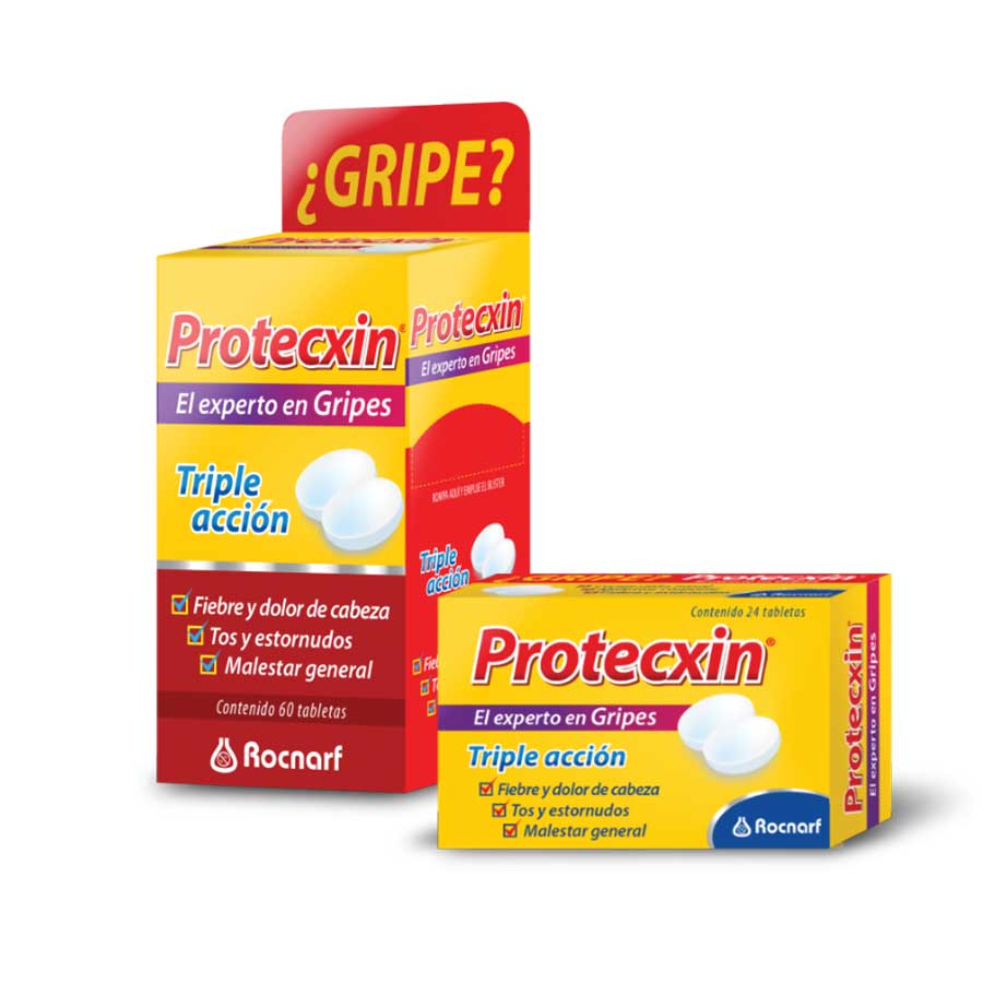 Imagen de  PROTECXIN 500 mg x10 mg x 2 mg Tableta x 24