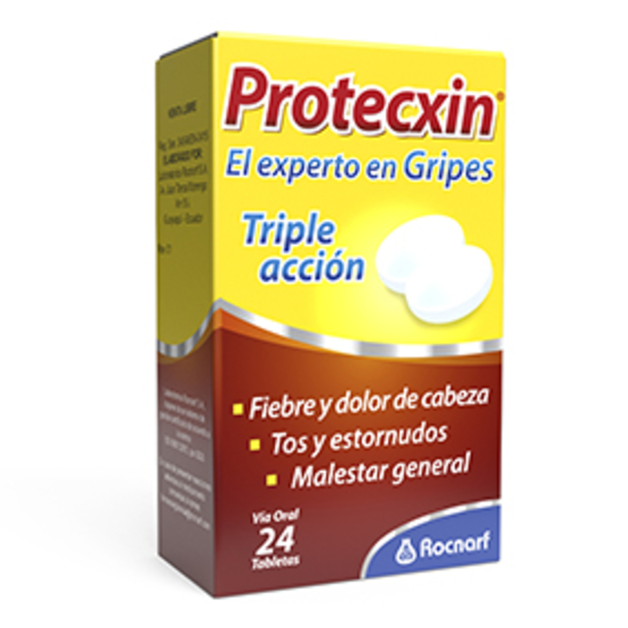 Imagen de  PROTECXIN 500 mg x10 mg x 2 mg Tableta x 24