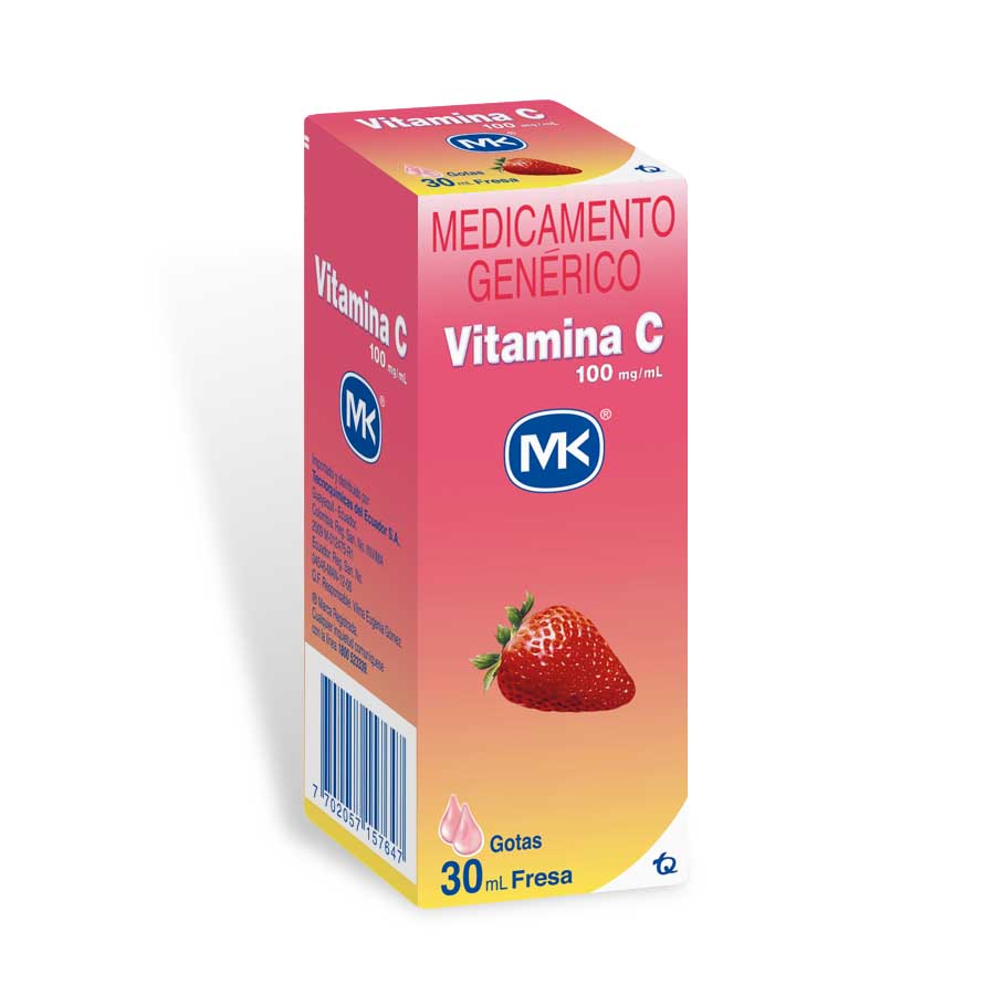 Imagen de  VITAMINA C 100 mg TECNOQUIMICAS en Gotas