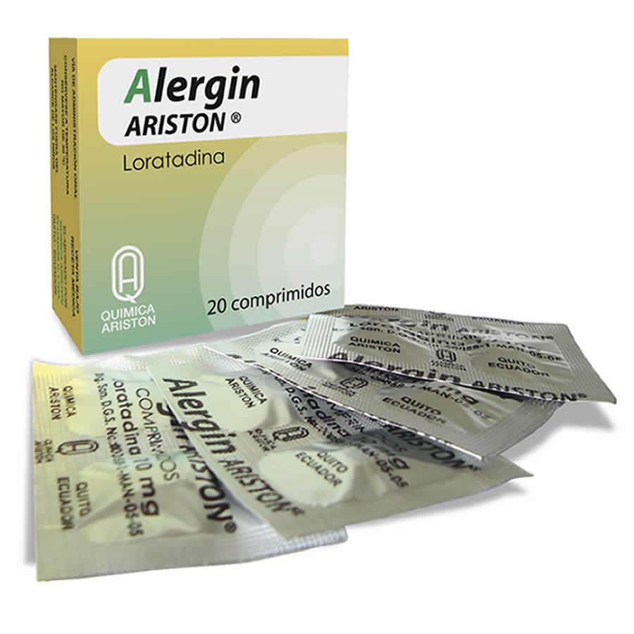 Imagen para  ALERGIN 10 mg x 20 Comprimidos                                                                                                  de Pharmacys