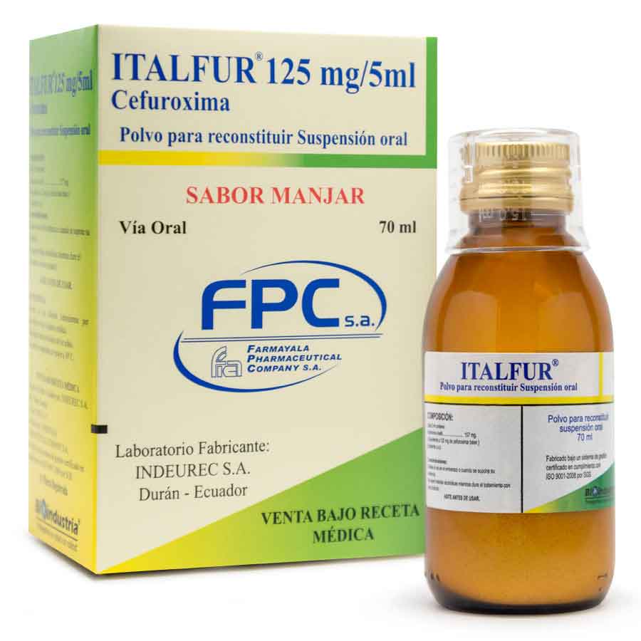 Imagen de  ITALFUR 125 mg FARMAYALA Suspensión Manjar