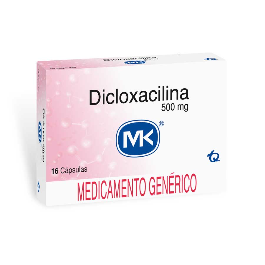 Imagen para  DICLOXACILINA 500 mg TECNOQUIMICAS x 16 Cápsulas                                                                               de Pharmacys