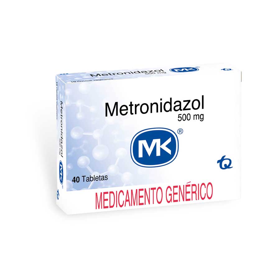 Imagen de Metronidazol 500mg tecnoquimicas - genericos tableta