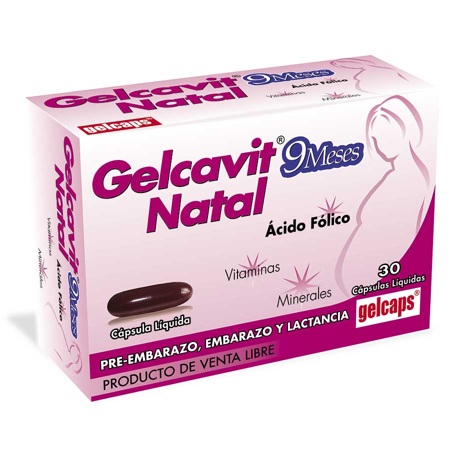 GELCAVIT Natal 400 mcg Cápsulas Blandas x 30