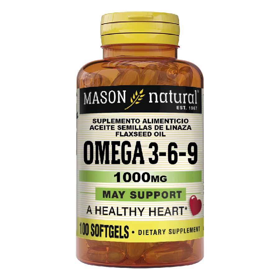 Imagen de  MASON OMEGA 3-6-9 MASON CAPx1000MGx100 36336