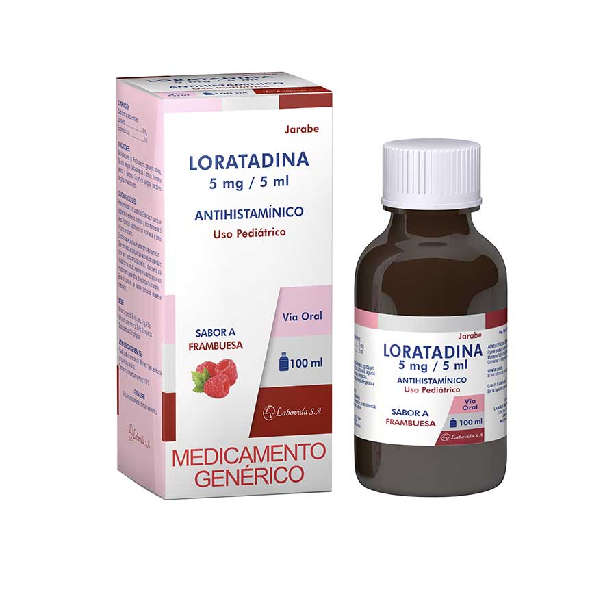 Imagen de  LORATADINA 5 mg LABOVIDA Jarabe