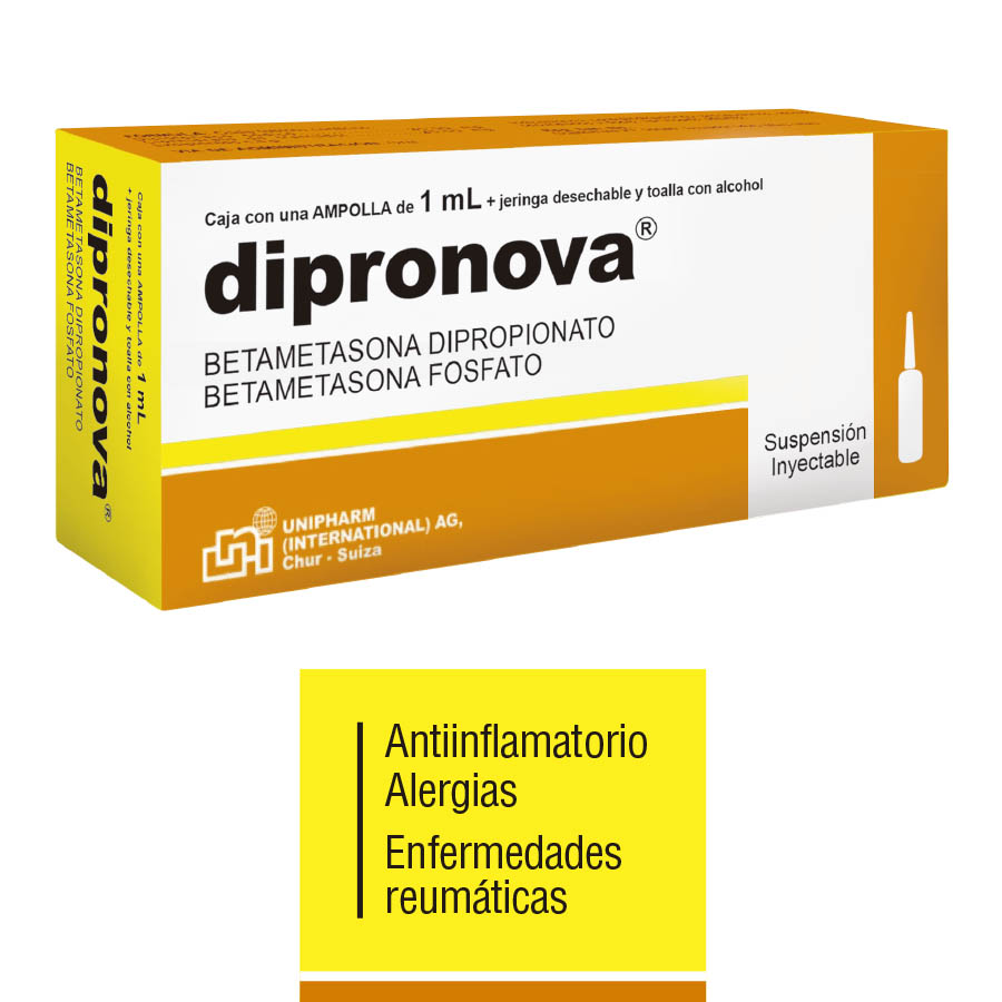 Imagen de  DIPRONOVA UNIPHARM DIPRONOVA SUS-INYx5/2MGx1ML