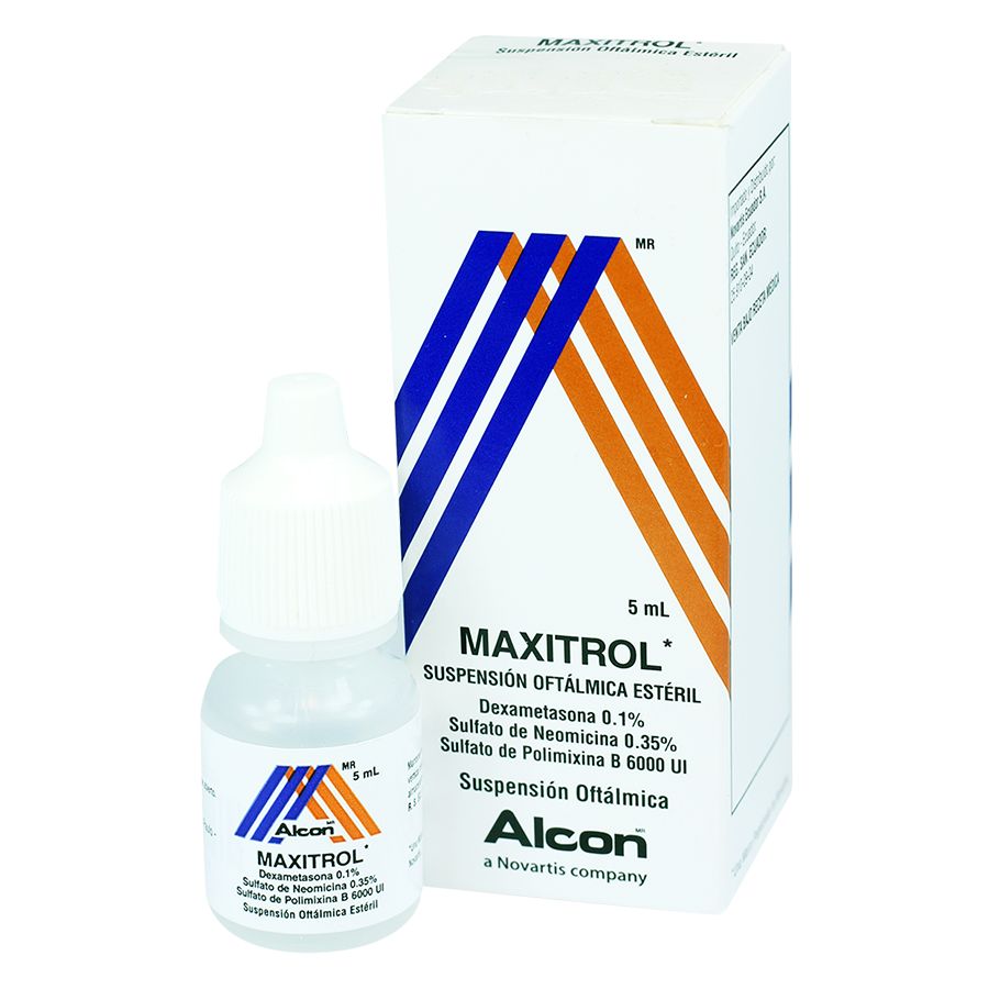 Imagen de  MAXITROL 1 mg x 5 mg DYVENPRO OPHTA Suspensión Oftálmica